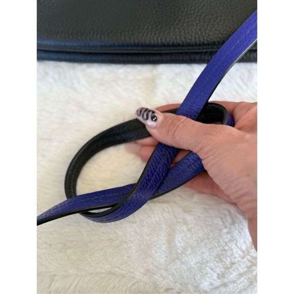 Kate Spade Black 100% Leather Crossbody Purse With Leather Tassels - Picture 10 of 15